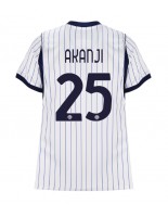Inter Milan Manuel Akanji #25 Venkovní Dres pro Dámské 2026-27 Krátký Rukáv